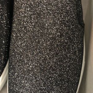 Metallic slip on shoes size 10 new